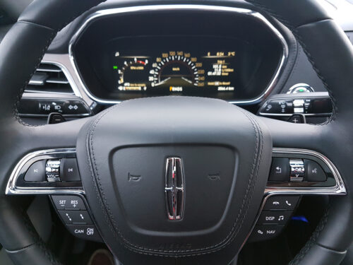 Interior of new Lincoln Continental