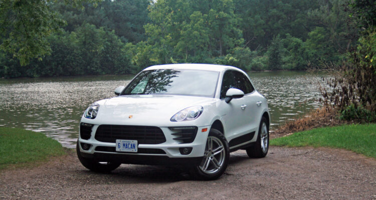 Front view of Porsche Macan