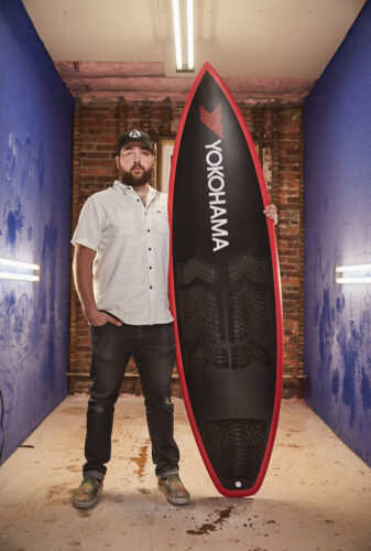 Tom Millar of Ausmosis Surfboards feature Yokohama rubber