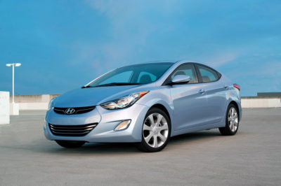 2011 Hyundai Elantra sedan front and side