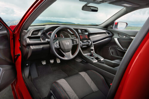 2017 Honda Civic Si Coupe interior