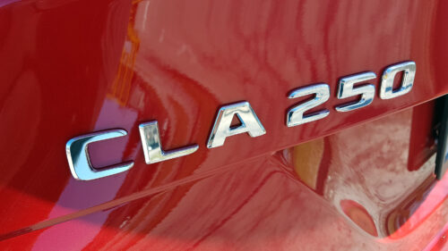 2017 Mercedes-Benz CLA 250 4MATIC badge