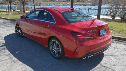 2017 Mercedes-Benz CLA 250 4MATIC rear