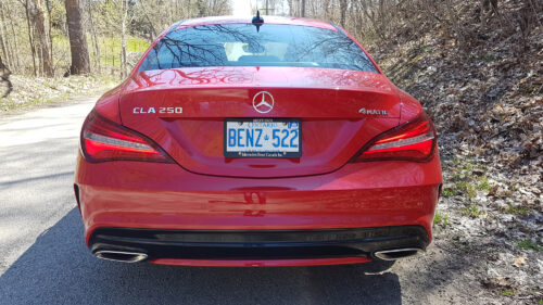 2017 Mercedes-Benz CLA 250 4MATIC rear