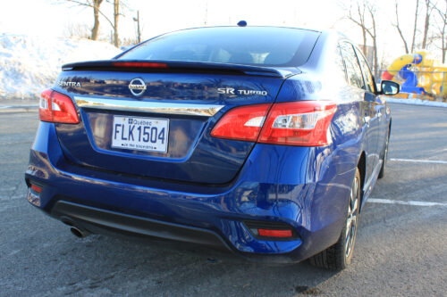 Rear view 2017 Nissan Sentra SR