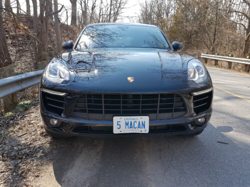 2017 Porsche Macan front hood