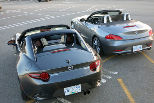 MX-5 RF vs BMW Z4