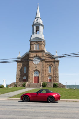 2016 Mazda MX-5 Miata at the church