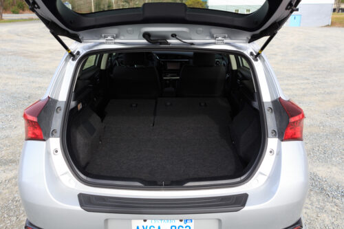 2017 Toyota Corolla iM cargo space