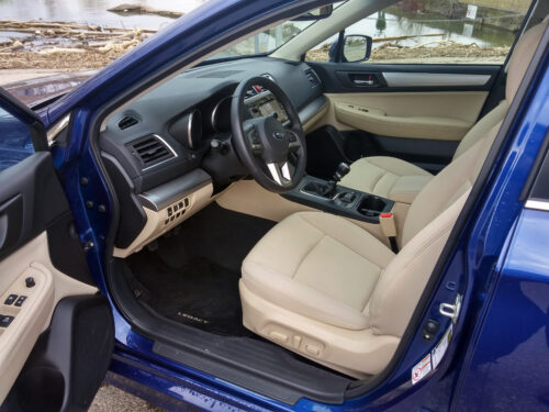 2017 Subaru Legacy 2.5i Touring front seats