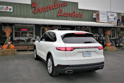 2019 Porsche Cayenne rear view