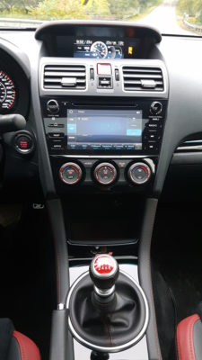 2019 Subaru WRX STI dash