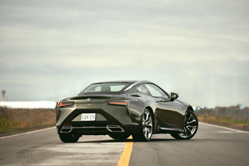 2021-Lexus-LC500-Rear-Three-Quarter