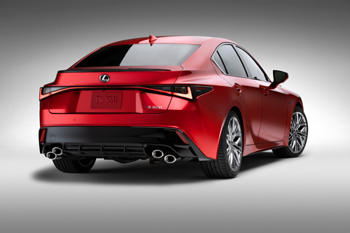 2022-Lexus-IS-500-rear