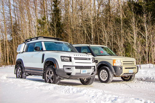 Land Rover Defender New and Old