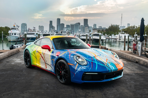 2021 Porsche 911 Carrera by artist Rich B. Caliente-2