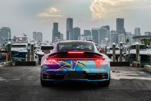 2021 Porsche 911 Carrera by artist Rich B. Caliente-2