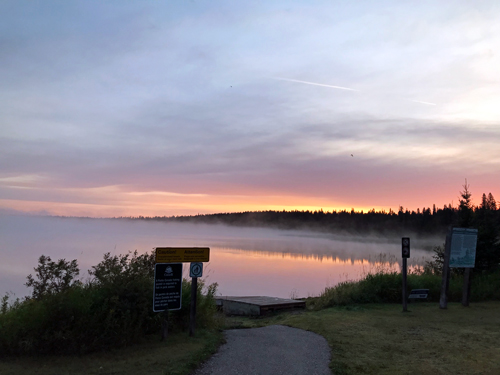 Sunrise-at-Moon-Lake-Manitoba