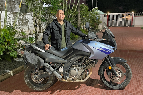 Renting a Suzuki 650 V Strom