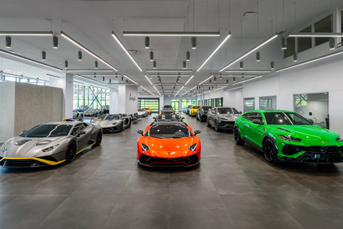 Lamborghini Montreal showroom