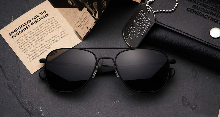 Randolph Engineering Military Grade, Polarised Aviator Sunglasses