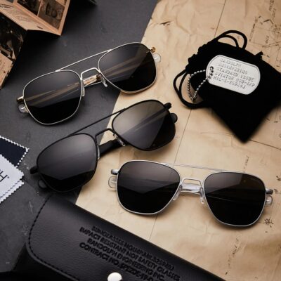 Randolph Engineering Military Grade Polarised Aviator Sunglasses