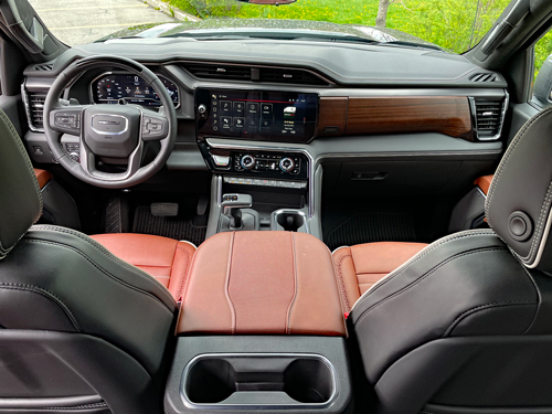 2024-GMC-Sierra-Denali-dash-and-front-seats