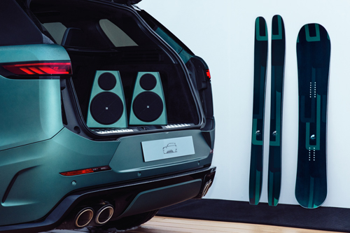 Colour-matched speakers from Meridian