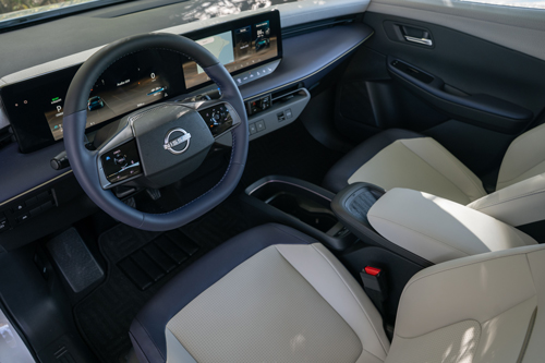 2026 Nissan Leaf SV+-steering-wheel